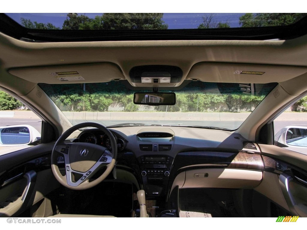 2013 MDX SH-AWD - Aspen White Pearl / Parchment photo #11