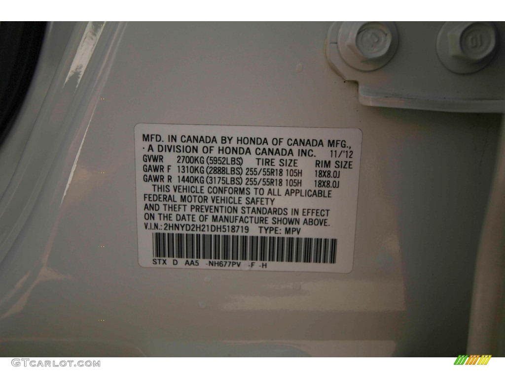 2013 MDX SH-AWD - Aspen White Pearl / Parchment photo #18