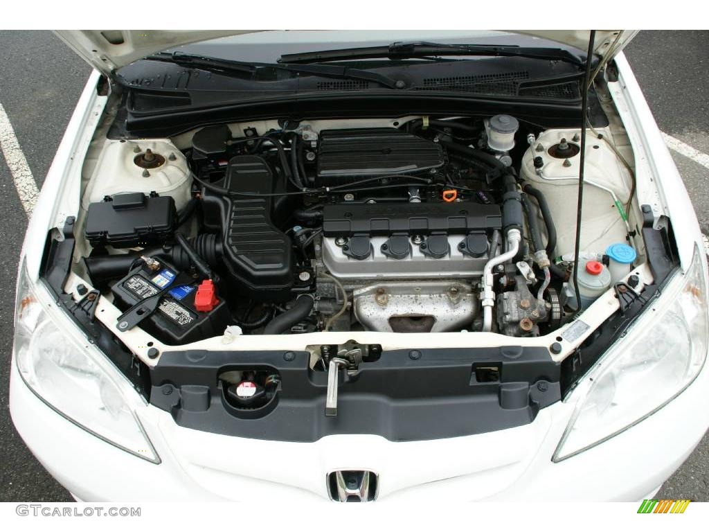 2004 Civic LX Sedan - Taffeta White / Ivory Beige photo #36