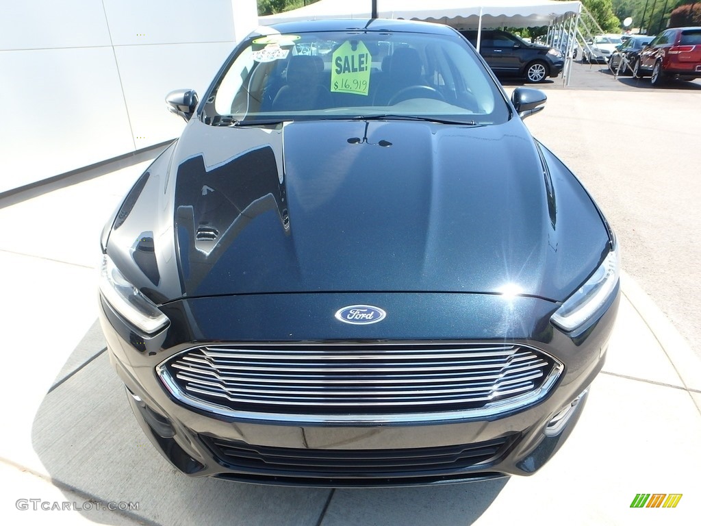 2014 Fusion SE EcoBoost - Dark Side / Charcoal Black photo #8