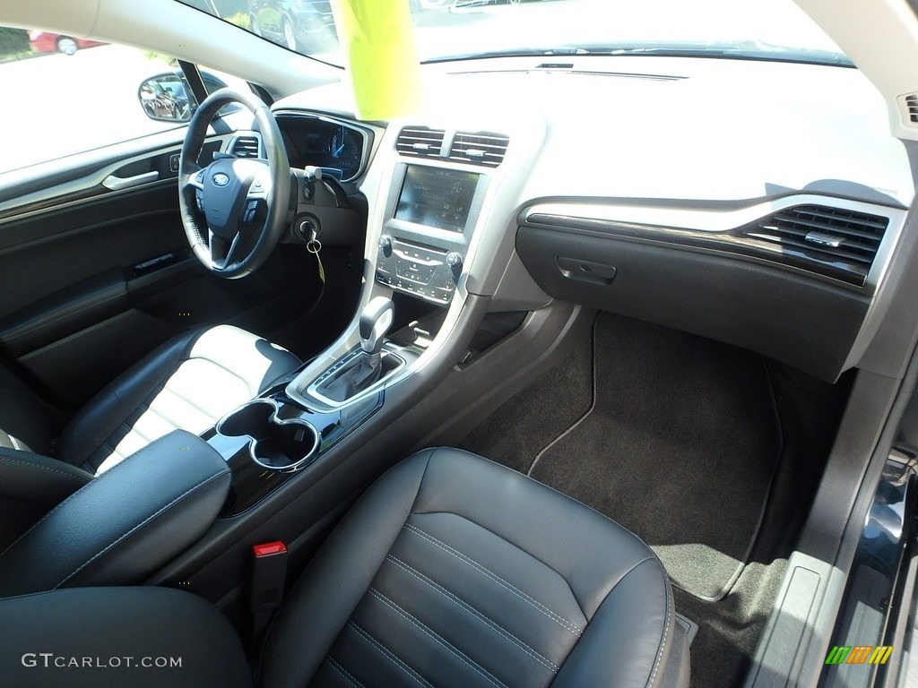 2014 Fusion SE EcoBoost - Dark Side / Charcoal Black photo #11