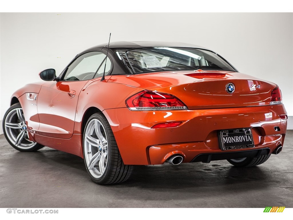 2016 Z4 sDrive35is - Valencia Orange / Black photo #3