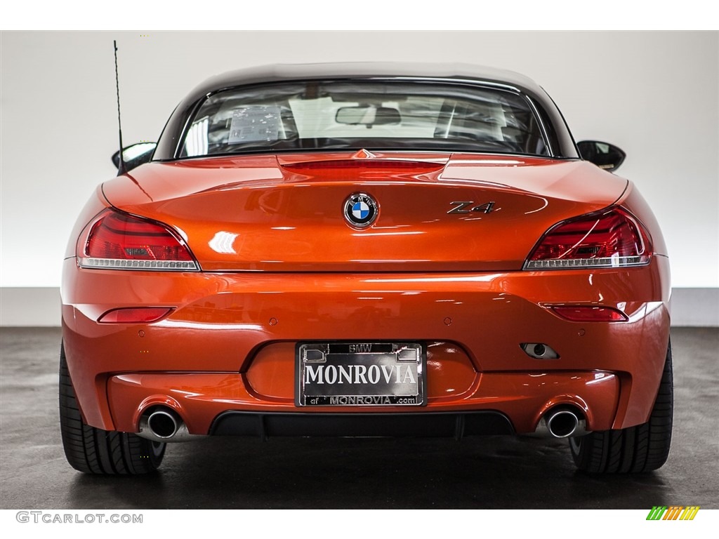 2016 Z4 sDrive35is - Valencia Orange / Black photo #4