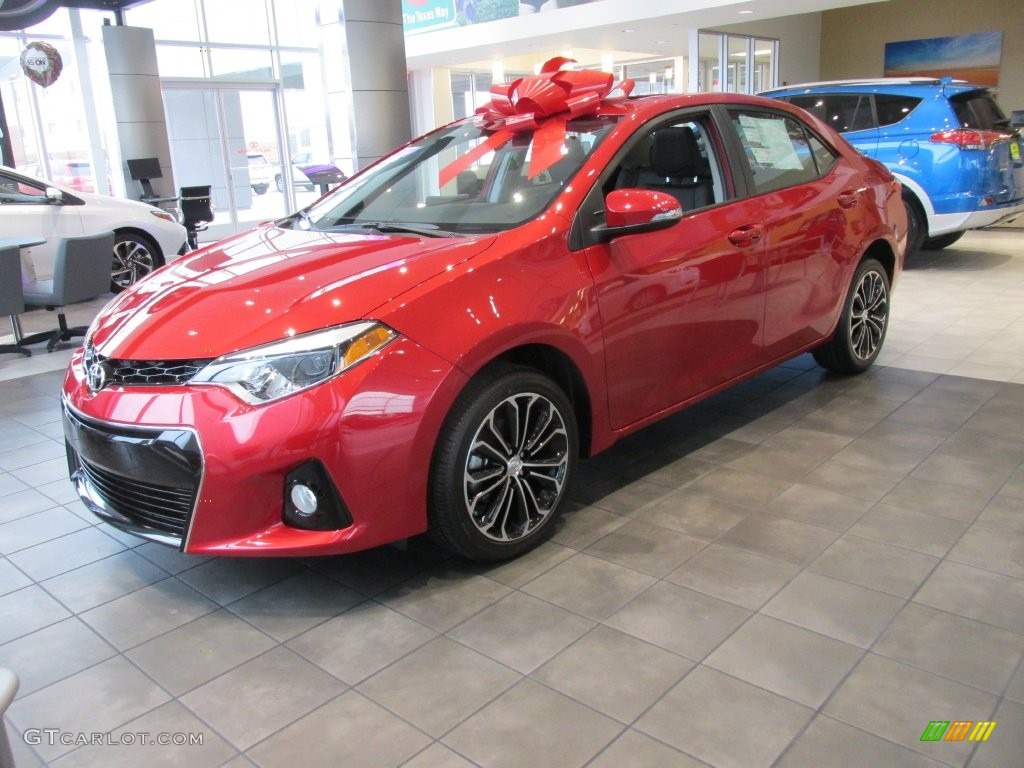 Barcelona Red Metallic Toyota Corolla