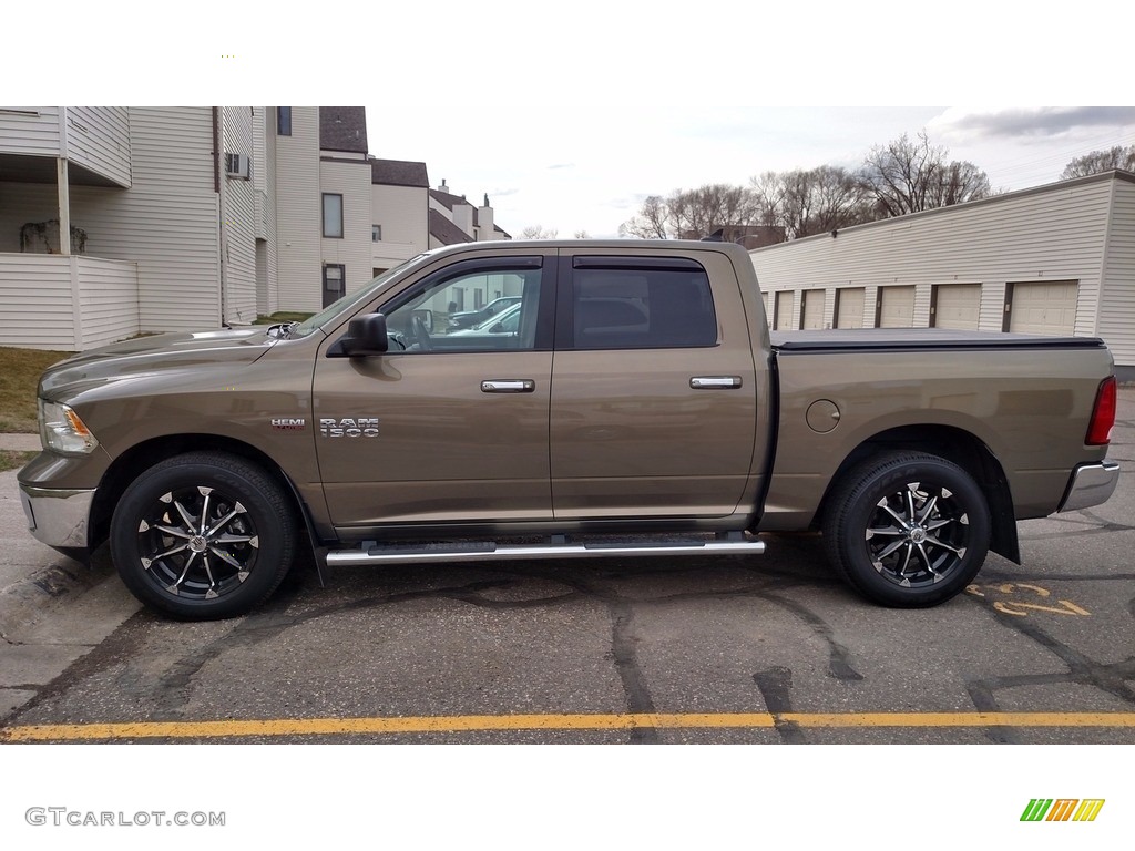 2013 1500 SLT Crew Cab 4x4 - Prairie Pearl / Canyon Brown/Light Frost Beige photo #1