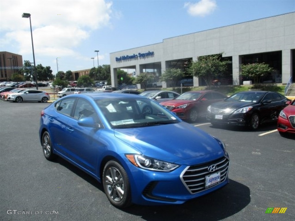 2017 Elantra SE - Electric Blue / Gray photo #1