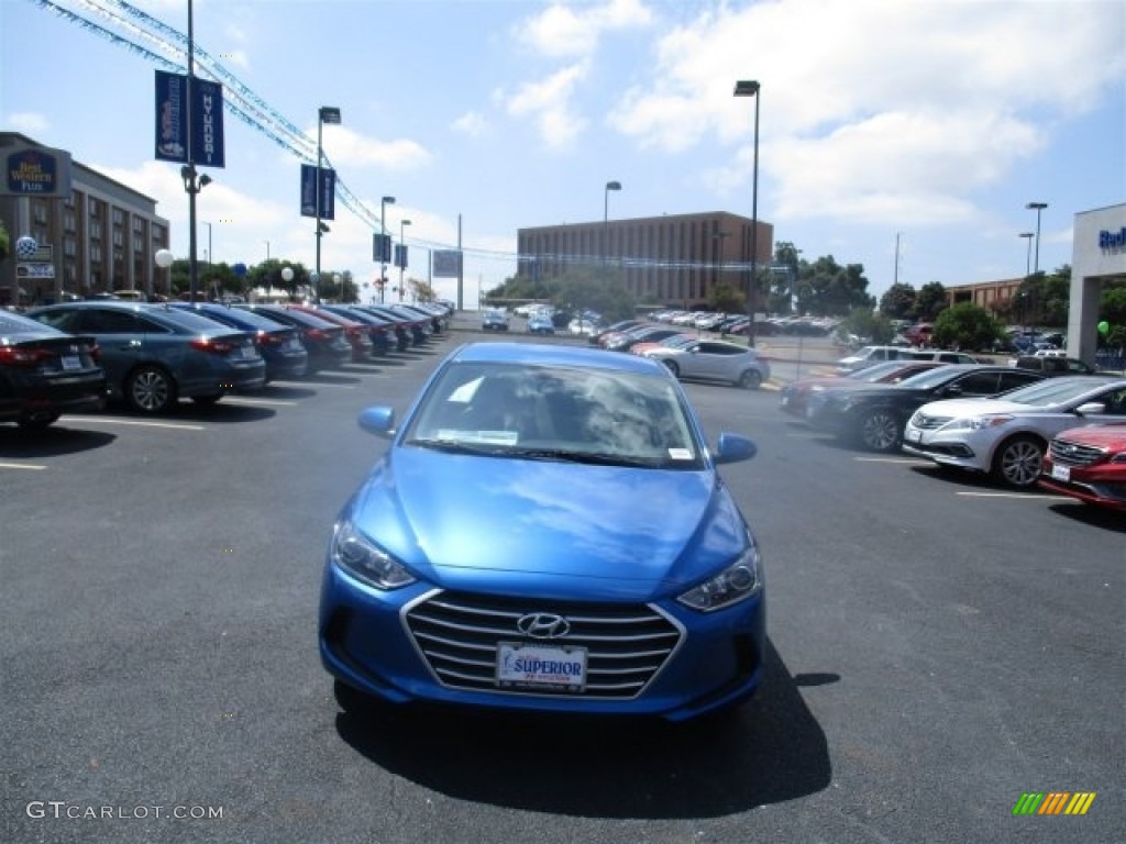 2017 Elantra SE - Electric Blue / Gray photo #2