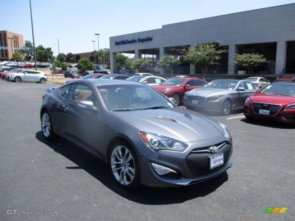2016 Genesis Coupe 3.8 Ultimate - Empire State Gray / Tan photo #1