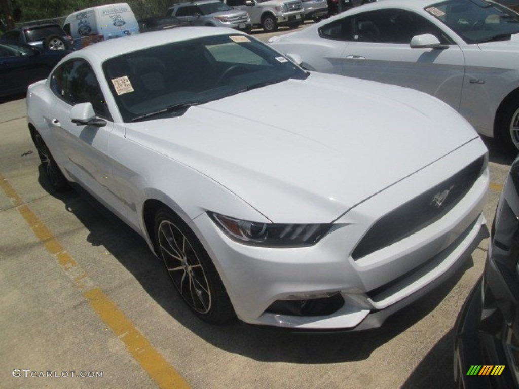 2016 Mustang EcoBoost Coupe - Oxford White / Ebony photo #1