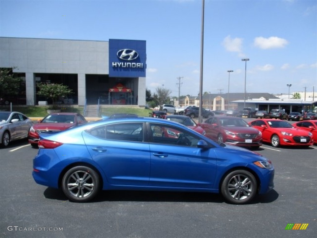 2017 Elantra SE - Electric Blue / Gray photo #8