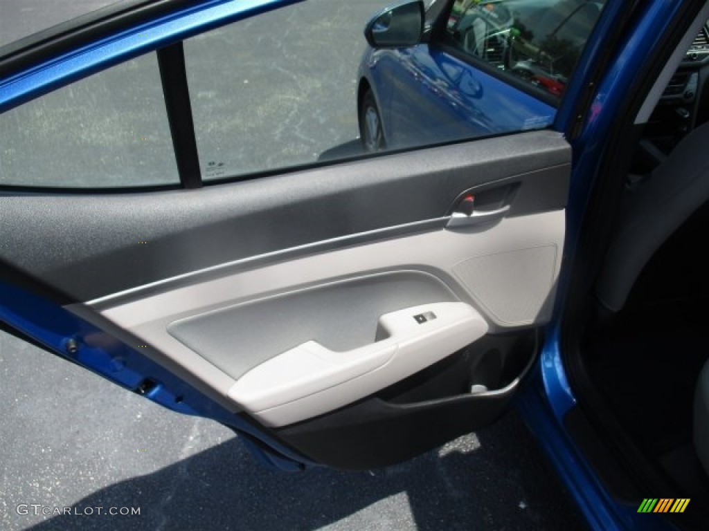 2017 Elantra SE - Electric Blue / Gray photo #16