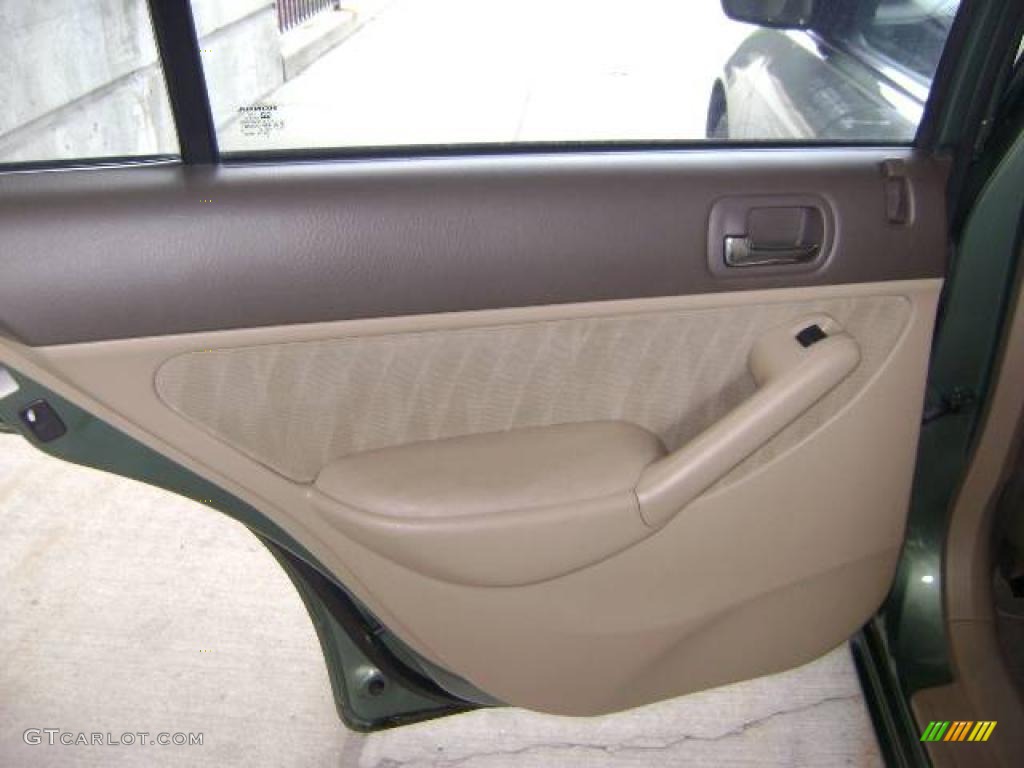 2004 Civic LX Sedan - Galapagos Green / Ivory Beige photo #11