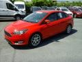 2015 Race Red Ford Focus SE Sedan  photo #3