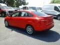 2015 Race Red Ford Focus SE Sedan  photo #6