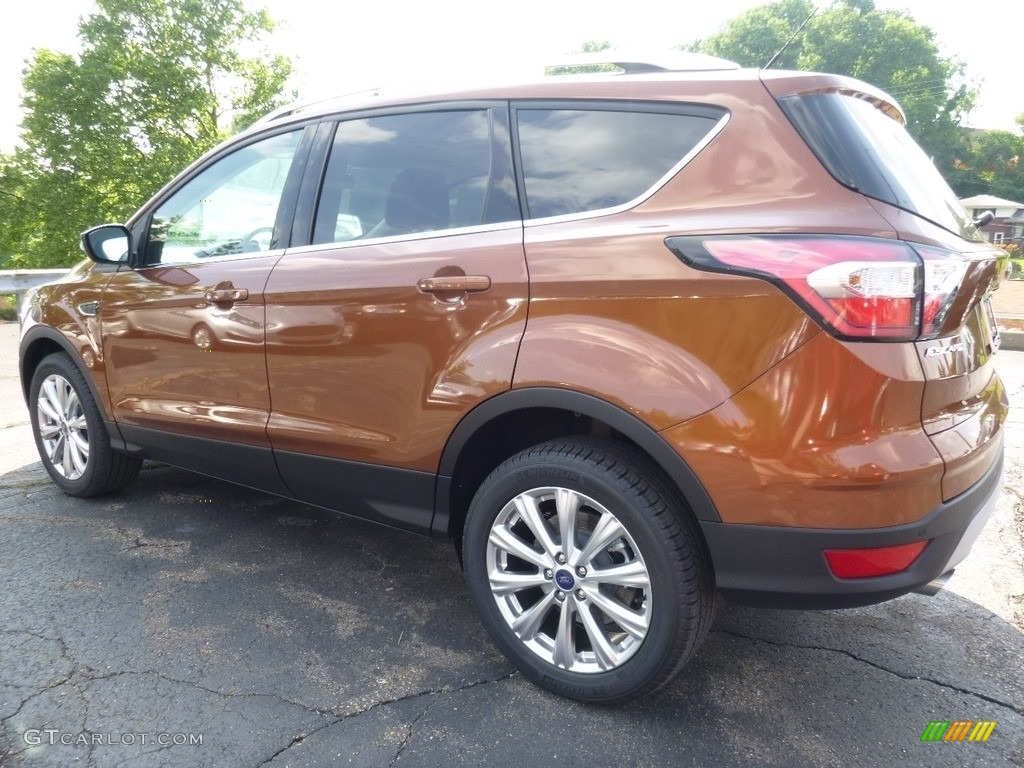 2017 Escape Titanium 4WD - Canyon Ridge / Charcoal Black photo #4