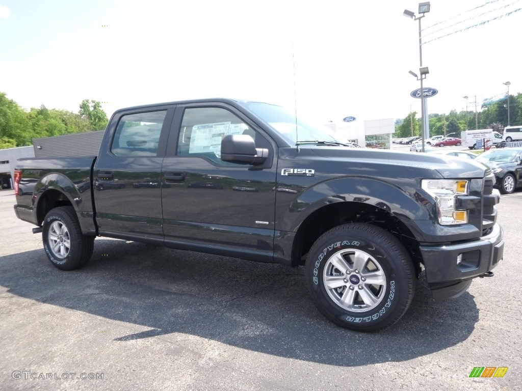 2016 F150 XL SuperCrew 4x4 - Lithium Gray / Medium Earth Gray photo #1