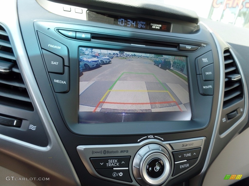 2014 Elantra Limited Sedan - Black / Beige photo #18