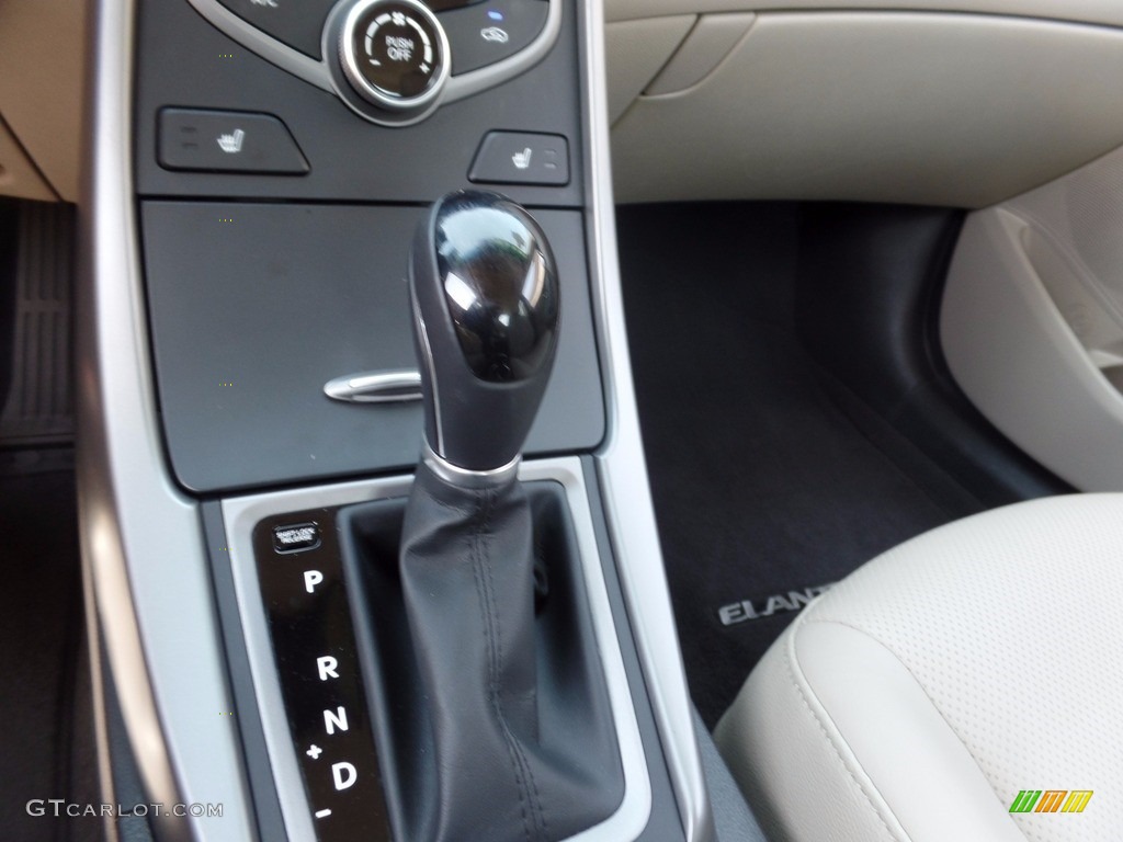 2014 Elantra Limited Sedan - Black / Beige photo #20