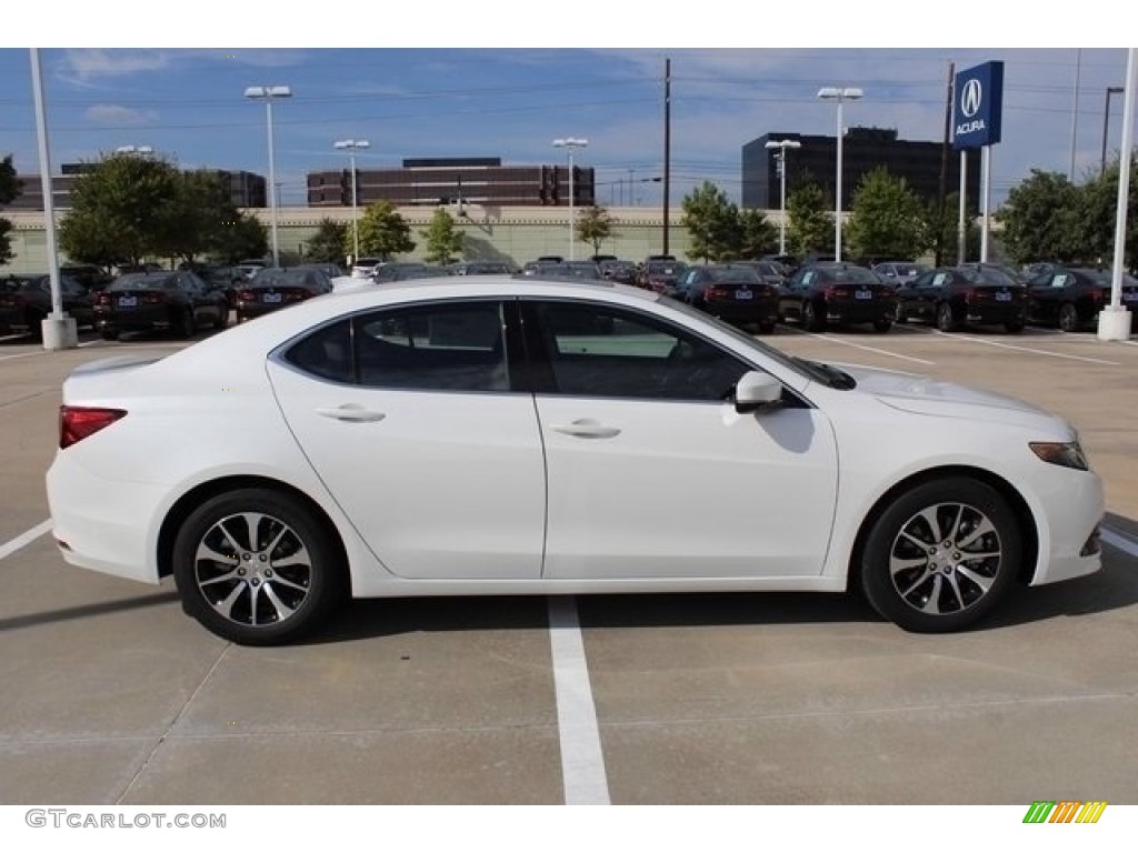 2016 TLX 2.4 - Bellanova White Pearl / Espresso photo #8