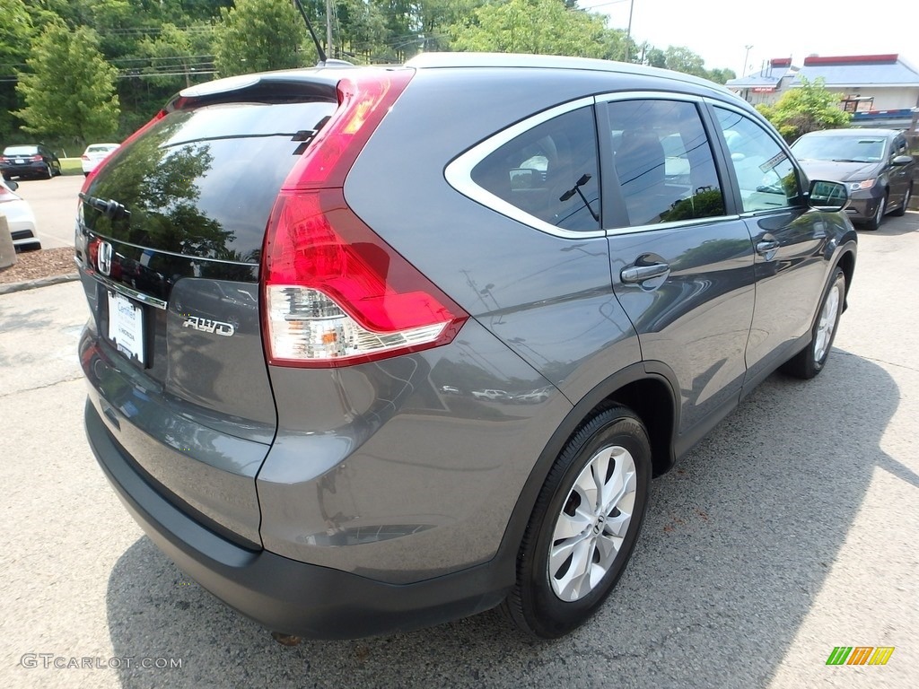 2014 CR-V EX-L AWD - Polished Metal Metallic / Gray photo #5