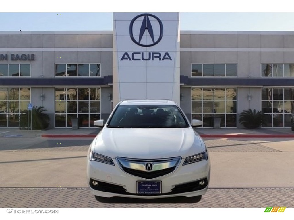 2016 TLX 3.5 Advance SH-AWD - Bellanova White Pearl / Ebony photo #2