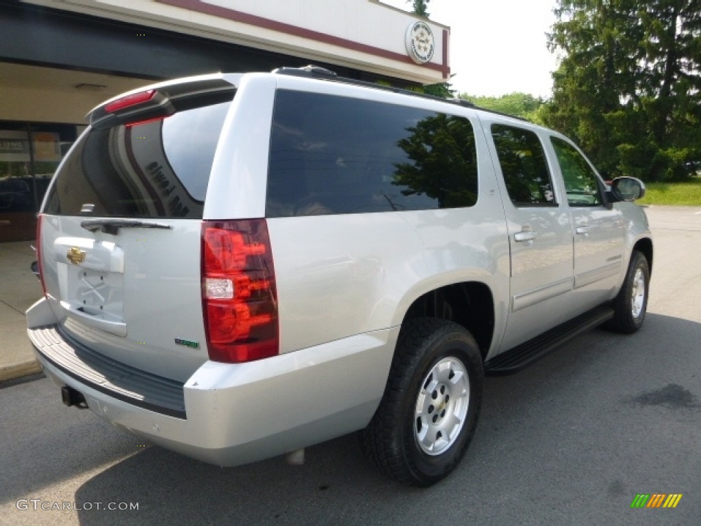 2011 Suburban LT 4x4 - Sheer Silver Metallic / Light Cashmere/Dark Cashmere photo #2