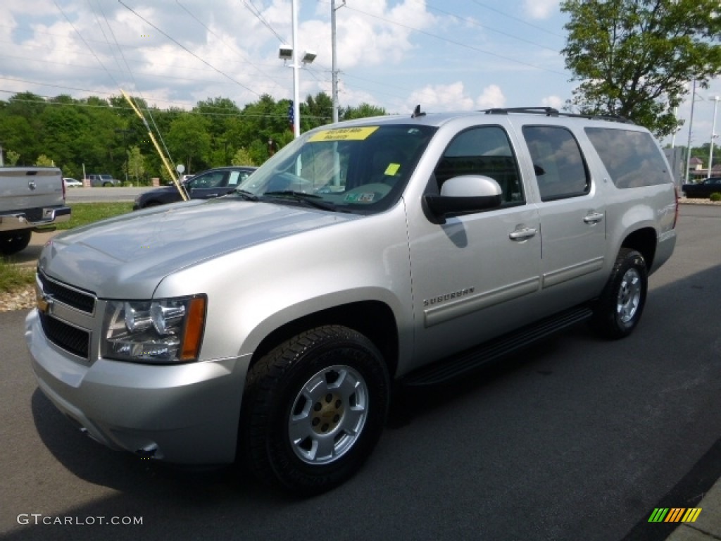 2011 Suburban LT 4x4 - Sheer Silver Metallic / Light Cashmere/Dark Cashmere photo #12