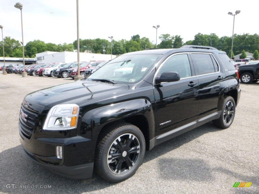 Onyx Black 2017 GMC Terrain SLE AWD Exterior Photo #113832676