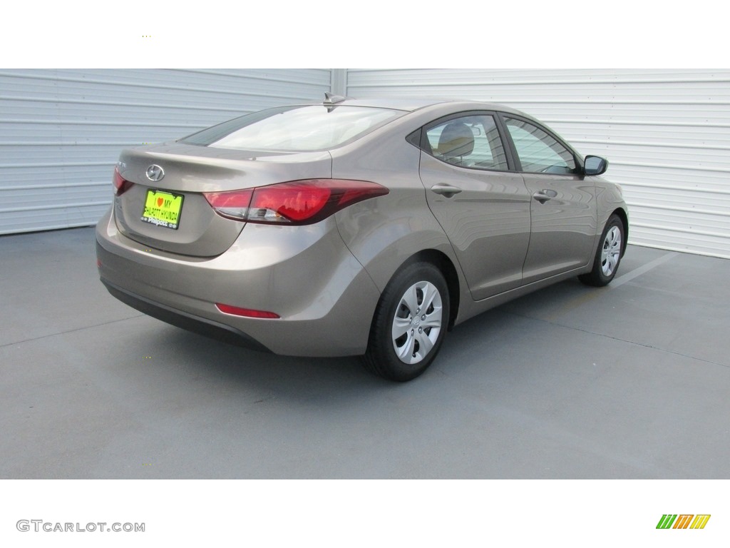 2016 Elantra SE - Desert Bronze / Beige photo #9