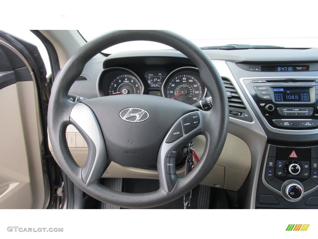 2016 Elantra SE - Desert Bronze / Beige photo #43