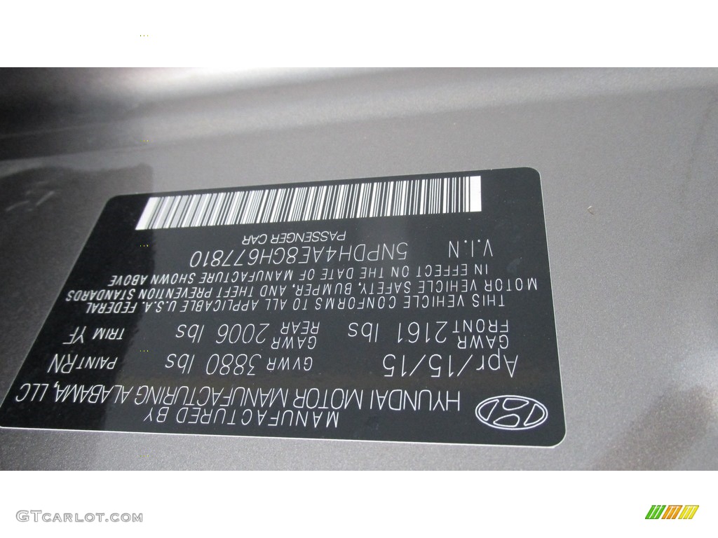 2016 Elantra SE - Desert Bronze / Beige photo #48