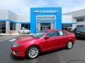 Red Candy Metallic 2012 Ford Fusion SEL V6