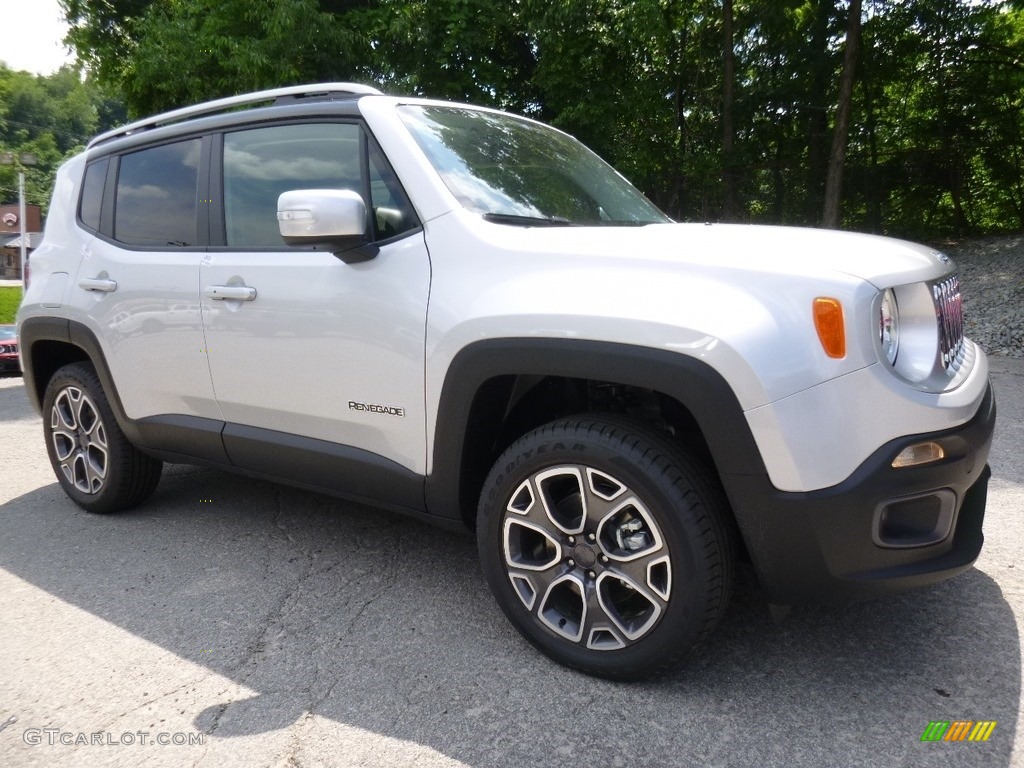 2016 Renegade Limited 4x4 - Glacier Metallic / Black photo #6