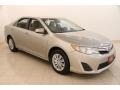 2013 Champagne Mica Toyota Camry LE #113819042