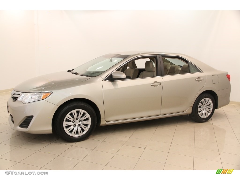2013 Camry LE - Champagne Mica / Ivory photo #3