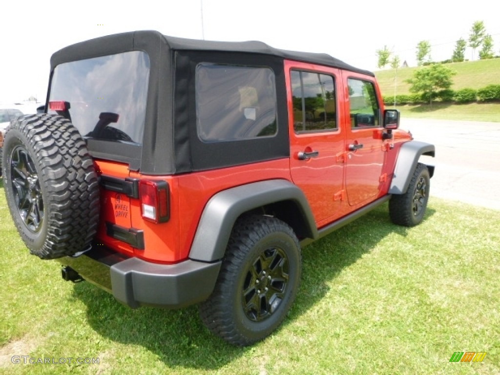 2016 Wrangler Unlimited Sport 4x4 - Firecracker Red / Black photo #7