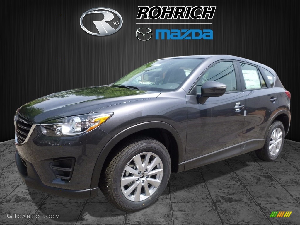 2016 CX-5 Sport AWD - Meteor Gray Mica / Black photo #4