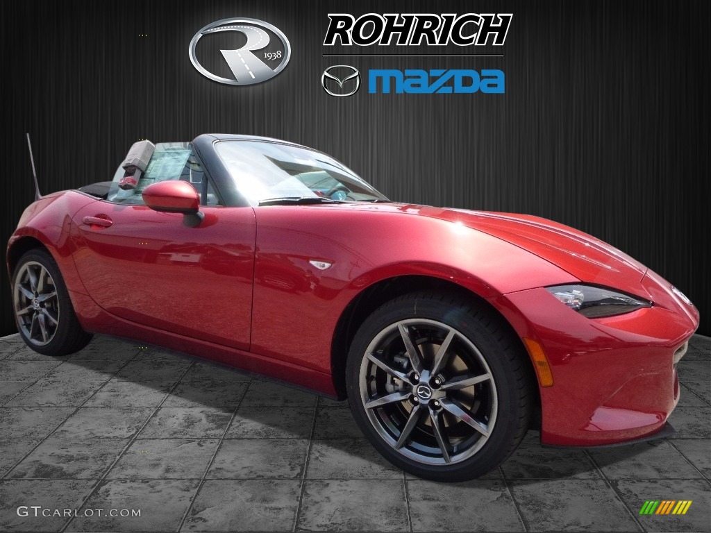 2016 MX-5 Miata Grand Touring Roadster - Soul Red Metallic / Black photo #1