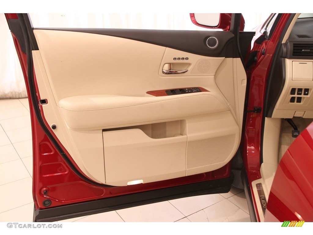 2012 RX 350 AWD - Matador Red Metallic / Parchment photo #4