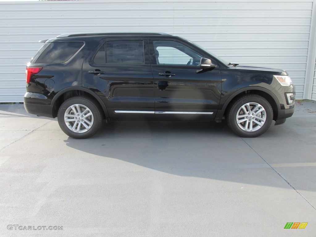 2016 Explorer XLT - Shadow Black / Ebony Black photo #3