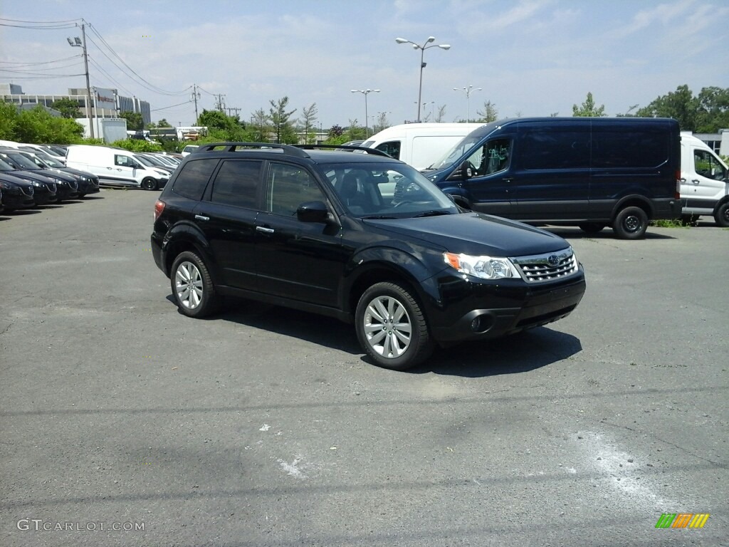2012 Forester 2.5 X Limited - Obsidian Black Pearl / Black photo #1