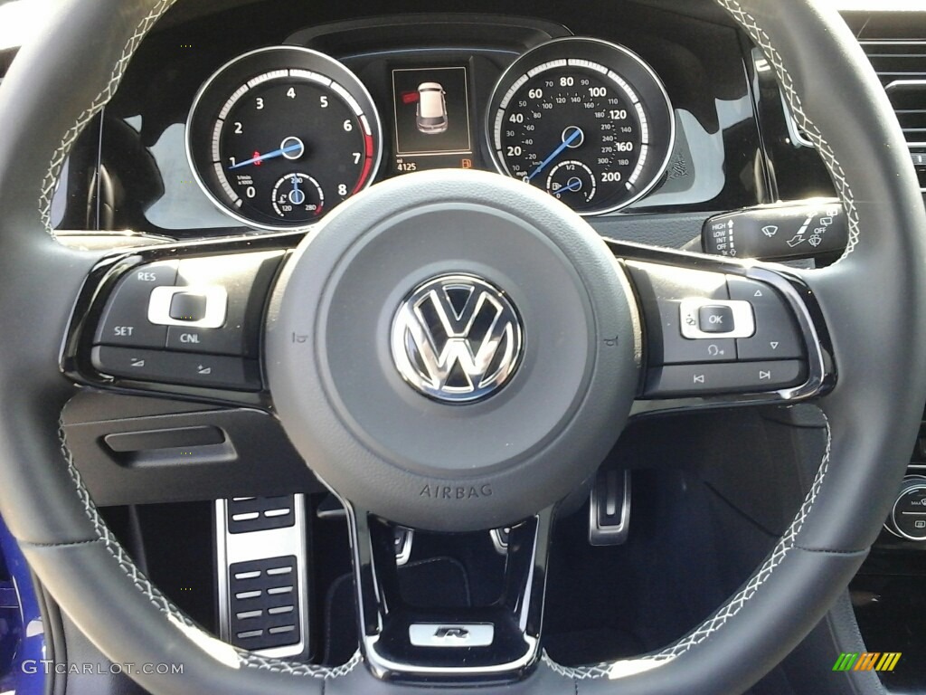 2016 Volkswagen Golf R 4Motion w/DCC. Nav. Black Steering Wheel Photo #113846956
