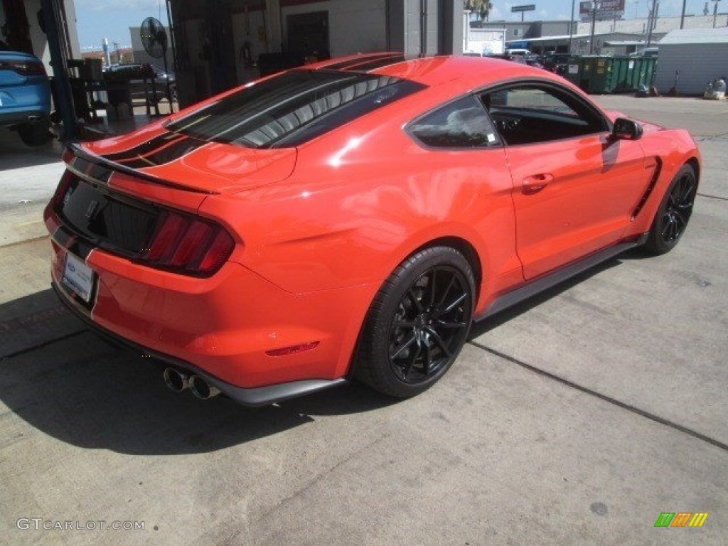 2016 Mustang Shelby GT350 - Competition Orange / Ebony photo #5