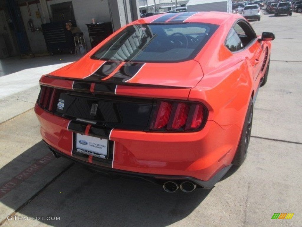 2016 Mustang Shelby GT350 - Competition Orange / Ebony photo #6