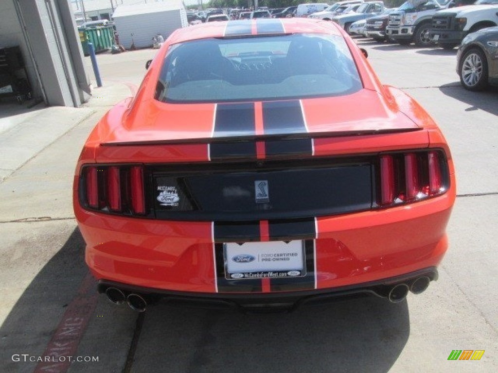 2016 Mustang Shelby GT350 - Competition Orange / Ebony photo #7