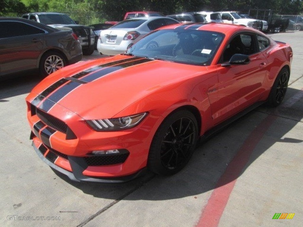 2016 Mustang Shelby GT350 - Competition Orange / Ebony photo #13