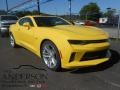 Bright Yellow 2016 Chevrolet Camaro LT Coupe