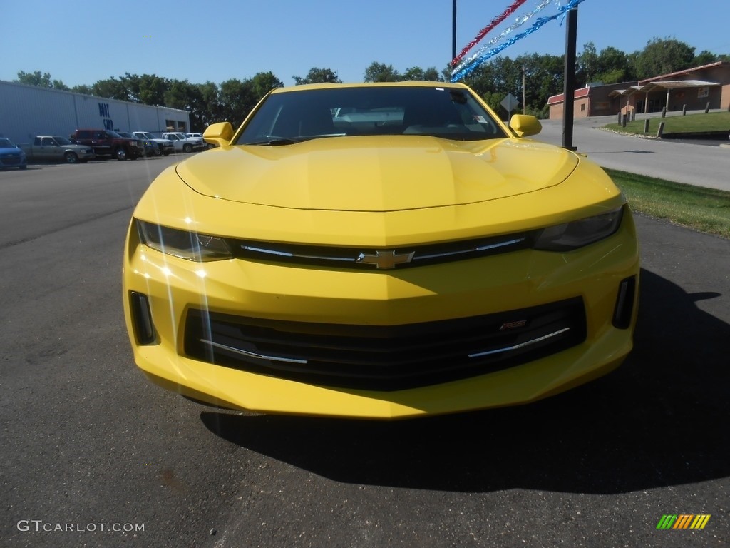 2016 Camaro LT Coupe - Bright Yellow / Jet Black photo #3