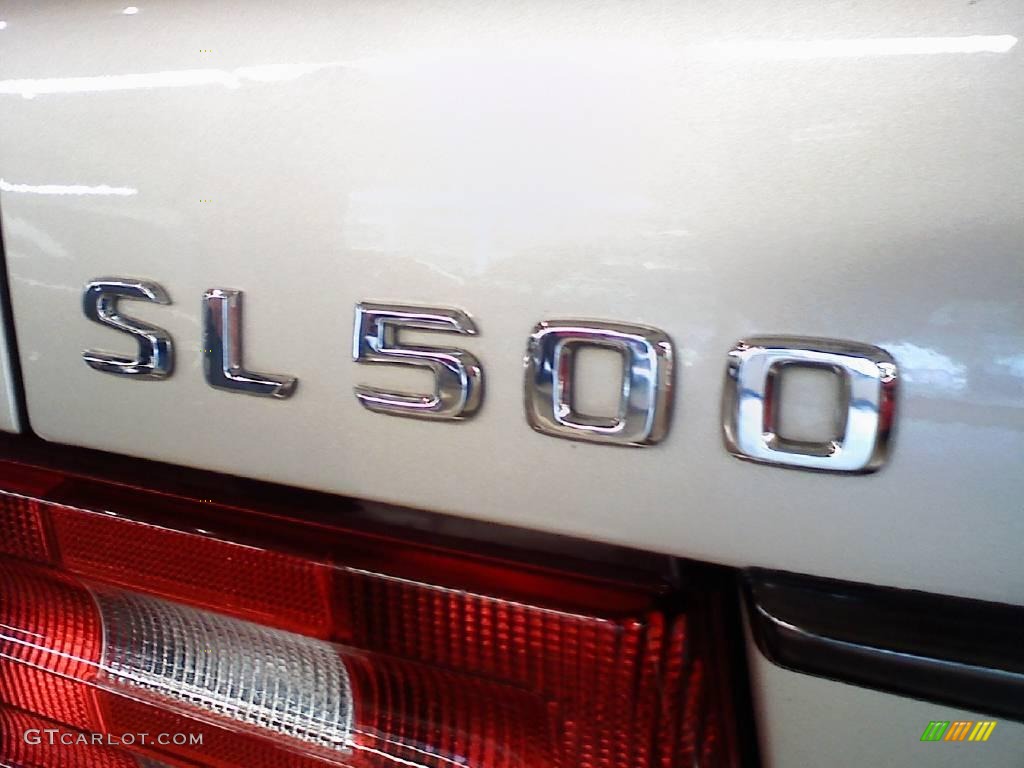 2000 SL 500 Roadster - Desert Silver Metallic / Shell photo #28