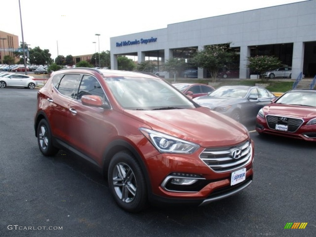 Canyon Copper Hyundai Santa Fe Sport